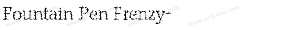 Fountain Pen Frenzy字体转换